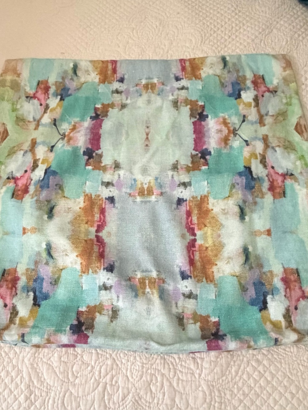 Laura Park 21”x21” Linen Pillow Cover